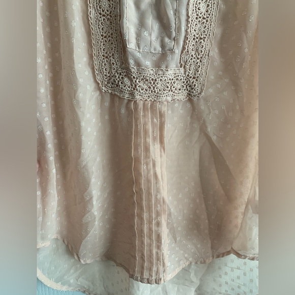 Daniel Rainn soft blush pink blouse size Small - Picture 9 of 9